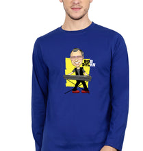 Load image into Gallery viewer, Bob Dylan Full Sleeves T-Shirt for Men-Royal Blue-Ektarfa.online
