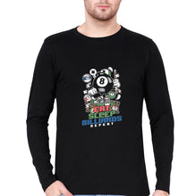 Load image into Gallery viewer, Billard Pool Full Sleeves T-Shirt for Men-Black-Ektarfa.online
