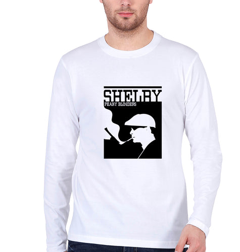 Peaky Blinders Full Sleeves T-Shirt for Men-White-Ektarfa.online