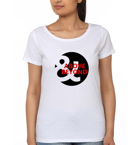 Above & Beyond T-Shirt for Women-White-Ektarfa.online