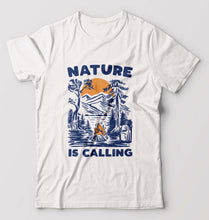 Load image into Gallery viewer, Nature T-Shirt for Men-S(38 Inches)-White-Ektarfa.online
