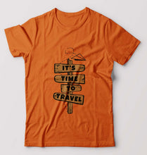 Load image into Gallery viewer, Travel T-Shirt for Men-Orange-Ektarfa.online
