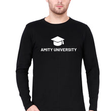 Load image into Gallery viewer, Amity Full Sleeves T-Shirt for Men-Black-Ektarfa.online
