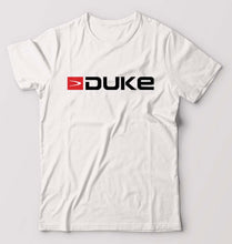 Load image into Gallery viewer, Duke T-Shirt for Men-S(38 Inches)-White-Ektarfa.online
