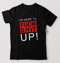 Load image into Gallery viewer, Fuck T-Shirt for Men-Black-Ektarfa.online
