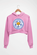 Load image into Gallery viewer, LEICESTER CITY Crop HOODIE FOR WOMEN-Light Baby Pink-Ektarfa.online

