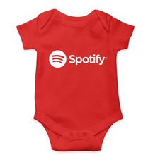 Load image into Gallery viewer, Spotify Kids Romper For Baby Boy/Girl-0-5 Months(18 Inches)-Red-Ektarfa.online
