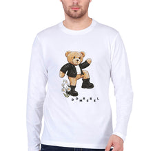 Load image into Gallery viewer, Domrebel Taddy Full Sleeves T-Shirt for Men-White-Ektarfa.online
