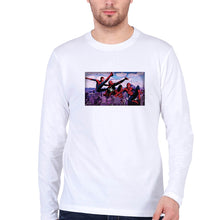 Load image into Gallery viewer, Spiderman Superhero Full Sleeves T-Shirt for Men-White-Ektarfa.online
