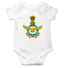 Load image into Gallery viewer, Indian Air Force Army Kids Romper Kids Romper For Baby Boy/Girl-0-5 Months(18 Inches)-White-Ektarfa.online
