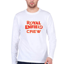 Load image into Gallery viewer, Royal Enfield Crew Full Sleeves T-Shirt for Men-White-Ektarfa.online
