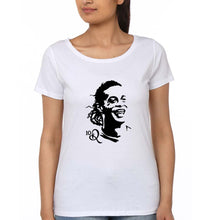 Load image into Gallery viewer, Ronaldinho T-Shirt for Women-XS(32 Inches)-White-Ektarfa.online
