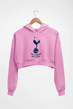Load image into Gallery viewer, Tottenham Hotspur F.C Crop HOODIE FOR WOMEN-Light Baby Pink-Ektarfa.online
