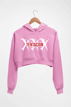 Load image into Gallery viewer, xxxtentaction Crop HOODIE FOR WOMEN-Light Baby Pink-Ektarfa.online

