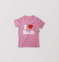 Load image into Gallery viewer, I Love Bali Kids T-Shirt for Boy/Girl-Pink-Ektarfa.online
