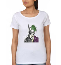 Load image into Gallery viewer, Batman Joker T-Shirt for Women-XS(32 Inches)-White-Ektarfa.online
