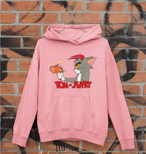 Load image into Gallery viewer, Tom and Jerry Unisex Hoodie for Men/Women-S(40 Inches)-Light Baby Pink-Ektarfa.online
