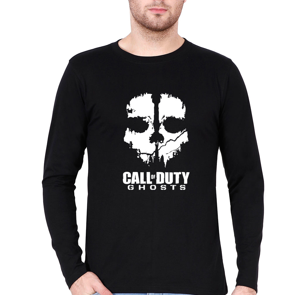 Call of Duty (COD) Full Sleeves T-Shirt for Men-Black-Ektarfa.online