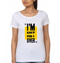 Load image into Gallery viewer, I&#39;M Not Over T-Shirt for Women-XS(32 Inches)-White-Ektarfa.online
