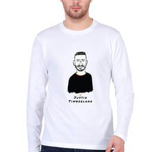 Load image into Gallery viewer, Justin Timberlake Full Sleeves T-Shirt for Men-White-Ektarfa.online
