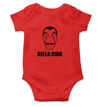 Load image into Gallery viewer, Money Heist Bella Ciao Kids Romper For Baby Boy/Girl-0-5 Months(18 Inches)-Red-Ektarfa.online
