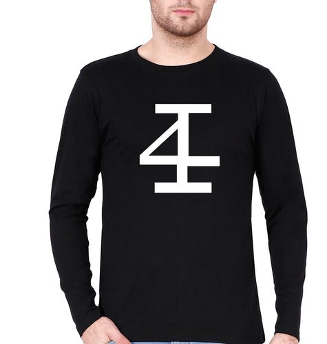 4Invictus Full Sleeves T-Shirt for Men-Black-Ektarfa.online