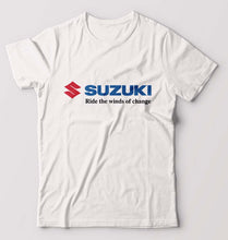 Load image into Gallery viewer, Suzuki T-Shirt for Men-S(38 Inches)-White-Ektarfa.online
