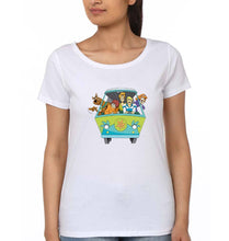 Load image into Gallery viewer, Scooby Doo T-Shirt for Women-XS(32 Inches)-White-Ektarfa.online
