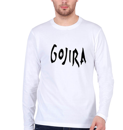 Gojira Full Sleeves T-Shirt for Men-White-Ektarfa.online