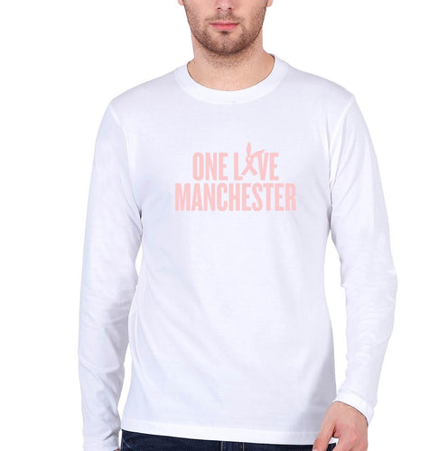 Ariana Grande Full Sleeves T-Shirt for Men-White-Ektarfa.online