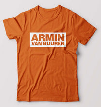 Load image into Gallery viewer, Armin Van Buuren T-Shirt for Men-S(38 Inches)-Orange-Ektarfa.online
