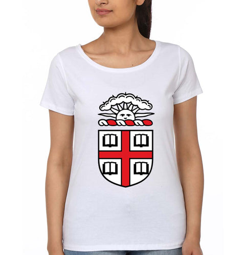 Brown University T-Shirt for Women-White-Ektarfa.online