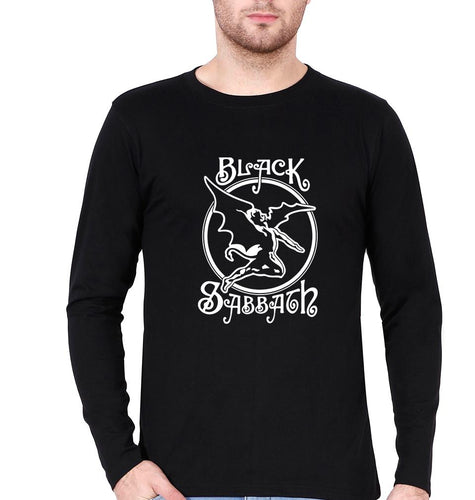 Black Sabbath Full Sleeves T-Shirt for Men-Black-Ektarfa.online