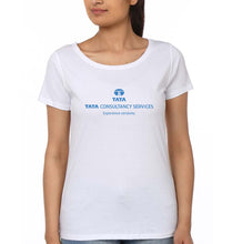 Load image into Gallery viewer, TCS T-Shirt for Women-White-Ektarfa.online
