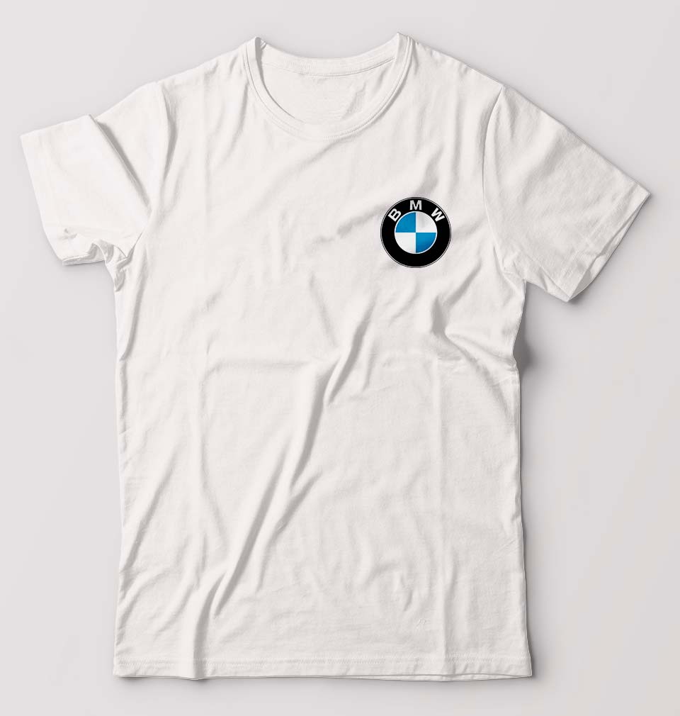 BMW T-Shirt for Men-S(38 Inches)-White-Ektarfa.online