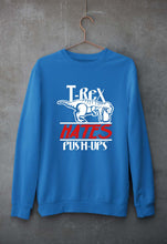 Load image into Gallery viewer, T-Rex Gym Funny Unisex Sweatshirt for Men/Women-S(40 Inches)-Royal Blue-Ektarfa.online
