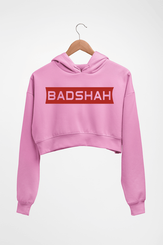 Badshah Crop HOODIE FOR WOMEN-Light Baby Pink-Ektarfa.online