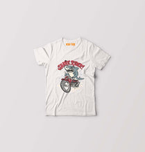 Load image into Gallery viewer, Shark Rider Kids T-Shirt for Boy/Girl-White-Ektarfa.online

