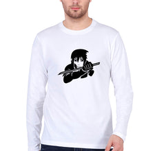 Load image into Gallery viewer, Sasuke Uchiha Full Sleeves T-Shirt for Men-White-Ektarfa.online
