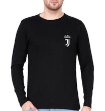Load image into Gallery viewer, Juventus Logo Full Sleeves T-Shirt for Men-Black-Ektarfa.online
