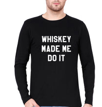 Load image into Gallery viewer, Whiskey Full Sleeves T-Shirt for Men-Black-Ektarfa.online
