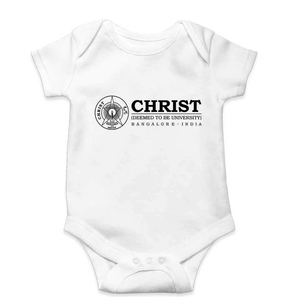 Christ Kids Romper For Baby Boy/Girl-0-5 Months(18 Inches)-White-Ektarfa.online