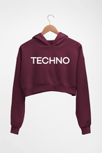 Load image into Gallery viewer, Techno Crop HOODIE FOR WOMEN
