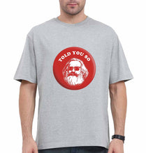Load image into Gallery viewer, Karl Marx Oversized T-Shirt for Men-Grey-Ektarfa.online
