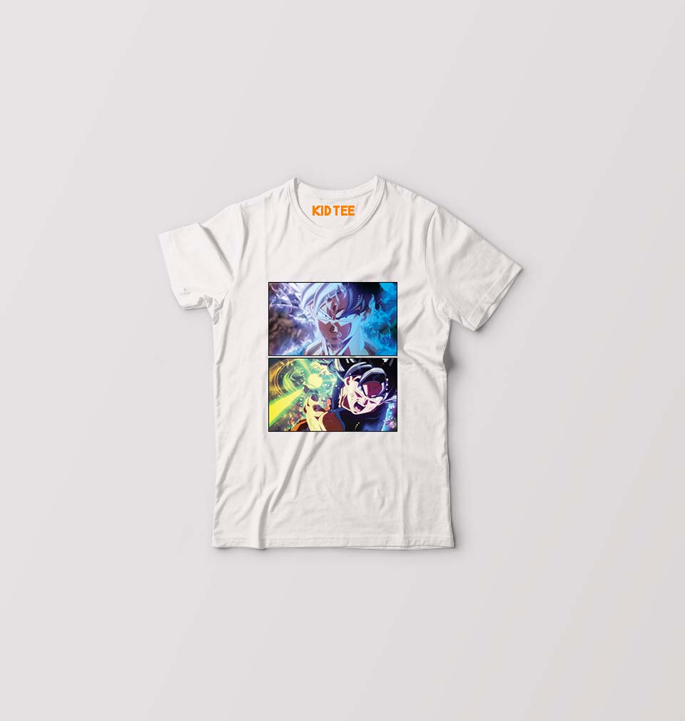 Goku Kids T-Shirt for Boy/Girl-0-1 Year(20 Inches)-White-Ektarfa.online
