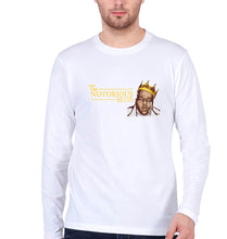 Load image into Gallery viewer, The Notorious B.I.G Full Sleeves T-Shirt for Men-White-Ektarfa.online
