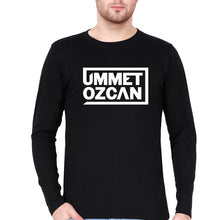 Load image into Gallery viewer, Ummet Ozcan Full Sleeves T-Shirt for Men-Black-Ektarfa.online
