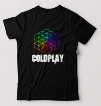 Load image into Gallery viewer, Coldplay T-Shirt for Men-S(38 Inches)-Black-Ektarfa.online
