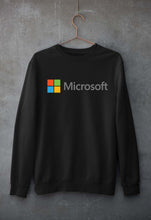 Load image into Gallery viewer, Microsooft Unisex Sweatshirt for Men/Women-S(40 Inches)-Black-Ektarfa.online
