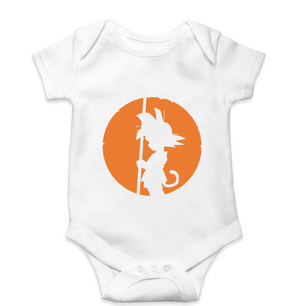 Dragon Ball Kids Romper For Baby Boy/Girl-0-5 Months(18 Inches)-White-Ektarfa.online